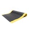 Bertech Antifatigue Mat, 4 ft. L x 3 ft. W, 3/8 in Thickness, Textured, Black/Yellow AFTX38-3x4BLKYB - alternate 1